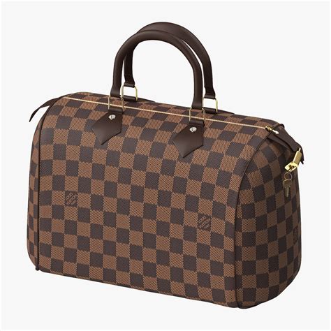 louis vuitton brown checkered bag